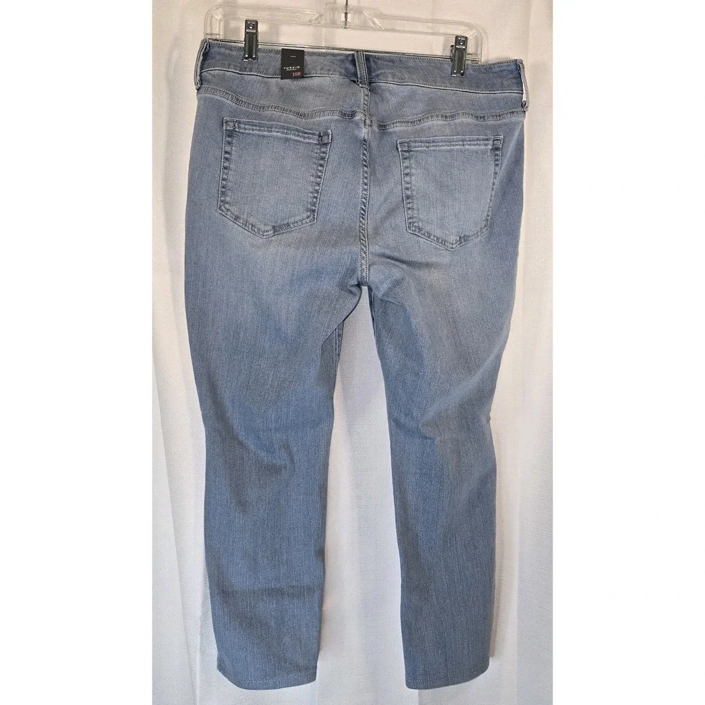 Torrid Perfect Skinny Ankle Stretch Blue Jeans Womens 10‎ Regular Blue NEW NWT!